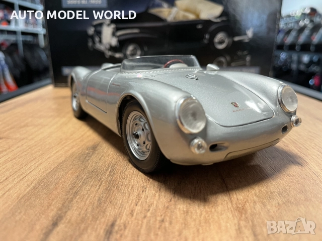 Метална колекционерска количка модел PORSCHE 356A Cabrio 1960 1:18, снимка 4 - Колекции - 52324273