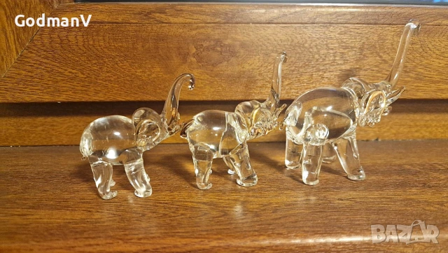 Кристални Стъклени Слончета