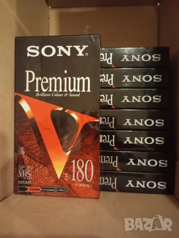 Sony VHS 180 Premium видео касети OVP чисто нови, снимка 2 - Други жанрове - 46204130