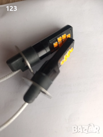 H3 крушки за фар 30w жълти led, снимка 3 - Аксесоари и консумативи - 52804151