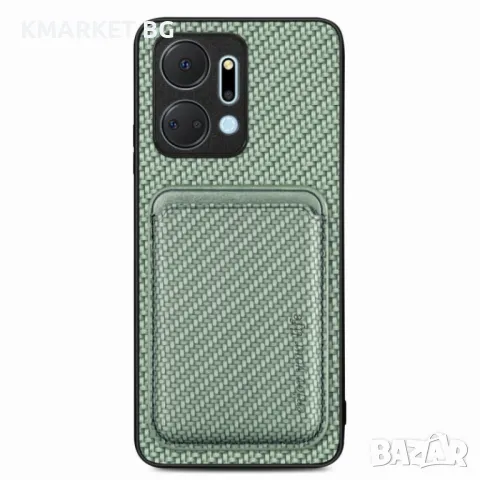 Honor X7A Carbon Fiber Кожен Калъф и Протектор, снимка 4 - Калъфи, кейсове - 48966444