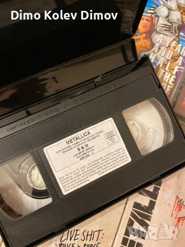 Metallica VHS HiFi колекция. 100% Видео Касети Оригинали., снимка 3 - Други музикални жанрове - 45386848