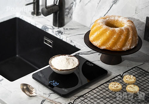 КУХНЕНСКА ВЕЗНА /АКУМУЛАТОРНА/ ADLER AD 3177B/5414-, снимка 3 - Електронни везни - 50712314