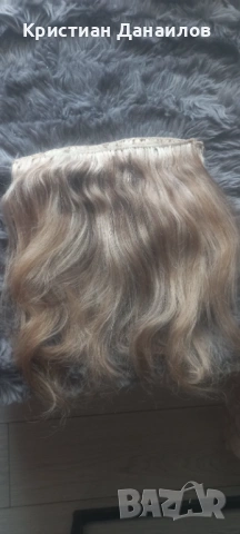 Руса коса ЕКСТЕЙШЪНИ, снимка 2 - Аксесоари за коса - 54280331