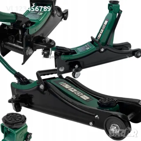 Крик хидравличен 2Т нископрофилен 80-380 мм ROCK FROCE, снимка 2 - Аксесоари и консумативи - 50114390