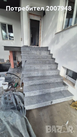 Промоция Грапав Гранит стъпало с чело 130/33 и 130/17 заоблени по-дългата страна - 24 Евро комплекта, снимка 12 - Облицовки - 48610506