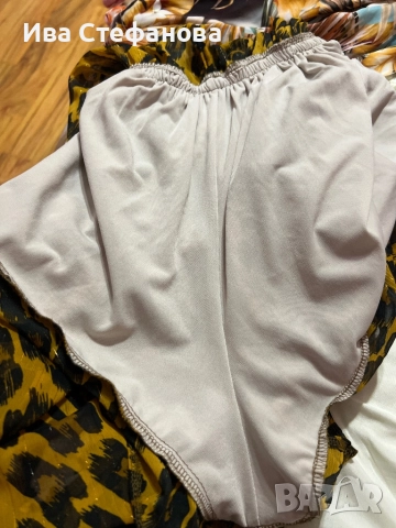 Нов ежедневен елегантен леопардов гащеризон Bless by Zlatka Raykova Златка Райкова волани къдри  , снимка 8 - Гащеризони - 49380239