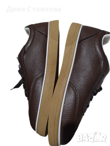 Нови стилни тъмно кафяви маратонки , снимка 4 - Маратонки - 52696217