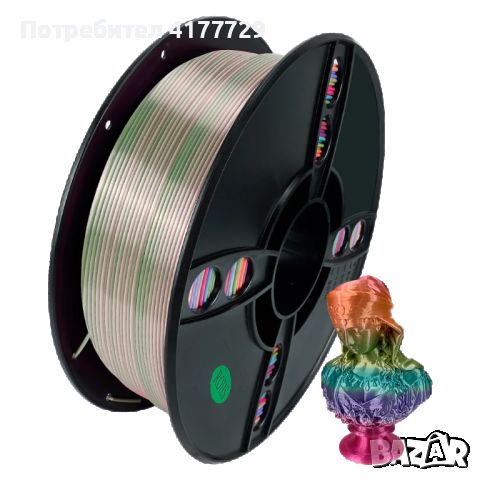 KINGROON PLA Silk Rainbow / ПЛА Силк Дъга Филамент FDM 3D, снимка 5 - Друга електроника - 46710022