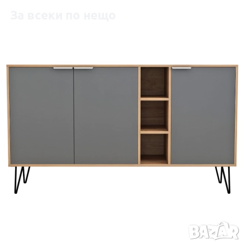 Бюфет Доусън - цвят натурал-антрацит Код P1680