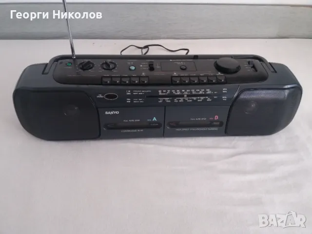 Продавам радиокасетофон Sanyo MW731K в отлично състояние без забележки всичко работи без проблеми , снимка 2 - Радиокасетофони, транзистори - 48519928