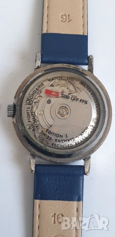 Часовник Mondaine автоматик, снимка 7 - Антикварни и старинни предмети - 54126890