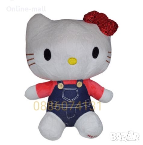 Голяма плюшена играчка Hello Kitty Sanrio, 50см Плюшена играчка Кити, снимка 8 - Плюшени играчки - 46805023