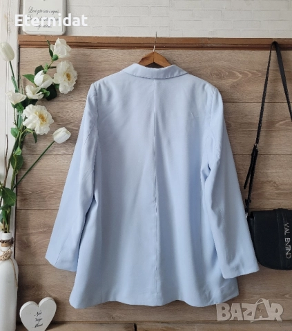 Светло син блейзър H&M , снимка 3 - Сака - 51863361