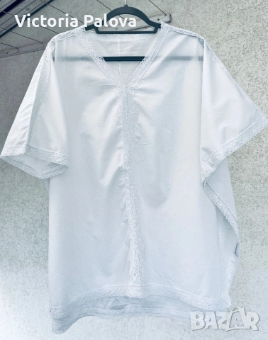 Луксозна бяла туника Phase Eight „Lighter. Brighter."100% памучен батист, снимка 11 - Туники - 53932181