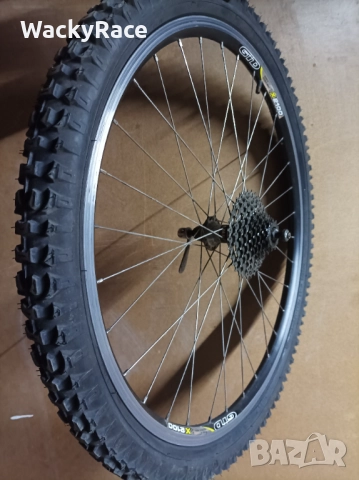 Капли за велосипед 26 цола + касета и гуми, снимка 2 - Части за велосипеди - 52805830