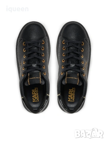 Karl Lagerfeld черни кецове, снимка 2 - Кецове - 53540454