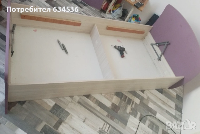 Подарявам легло 90/200 без матрак, снимка 4 - Спални и легла - 53844849