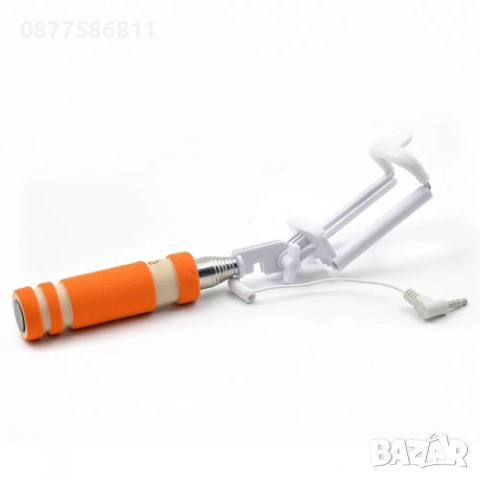 НОВ СЕЛФИ СТИК SELFIE STICK РАБОТИ С ANDROID И IPHONE МОНОПОД ЗА СМАРТФОН СЕЛФИ СТИКОВЕ +, снимка 6 - Селфи стикове, аксесоари - 51632188