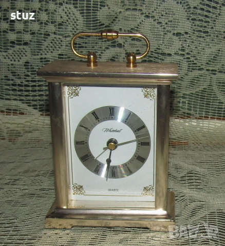 Английски настолен часовник Whitehall, снимка 2 - Антикварни и старинни предмети - 51954097