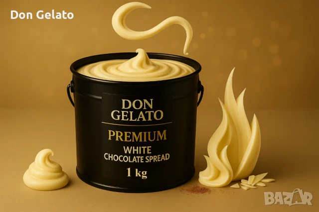 Бял течен шоколад Don Gelato Premium – 1 кг, снимка 5 - Други - 51268369