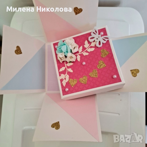 Експлодираща кутия "Сърца", снимка 3 - Други - 51626900