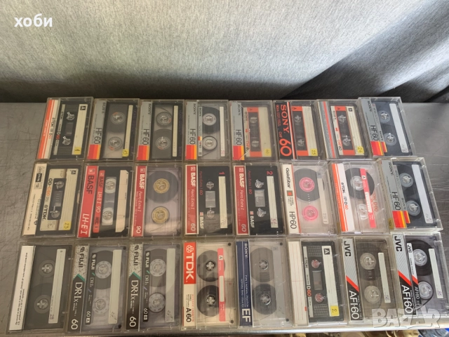 аудио касети  JVC  - TDK - BASF- FUJI - SONY
