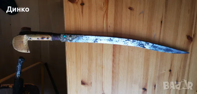 Османски ятаган  от 19век., снимка 15 - Антикварни и старинни предмети - 50337061