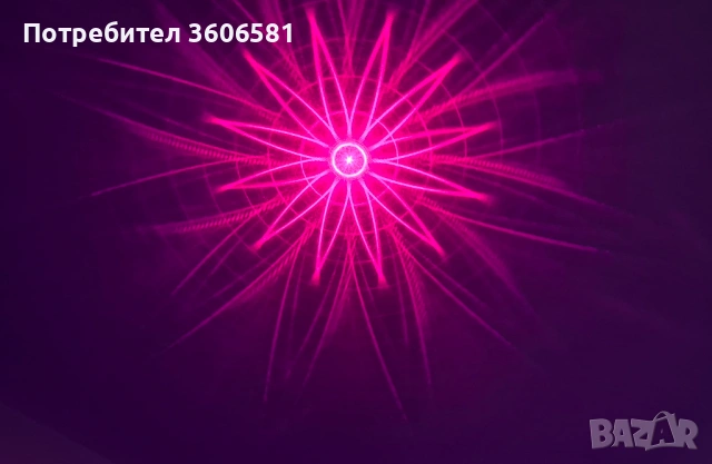 DJ Disco Laser за партита с вградена презареждаща се акумулаторна батерия и ефект според звука, снимка 17 - Друга електроника - 48420593