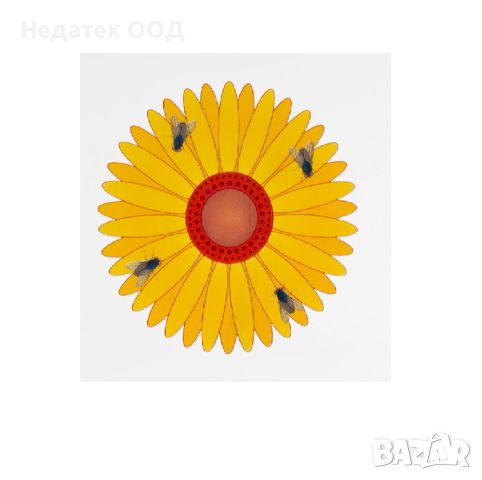 Kапан за насекоми, Стикер цвете, 9,5x9,5 см, 3 бр., снимка 2 - Други - 45217496