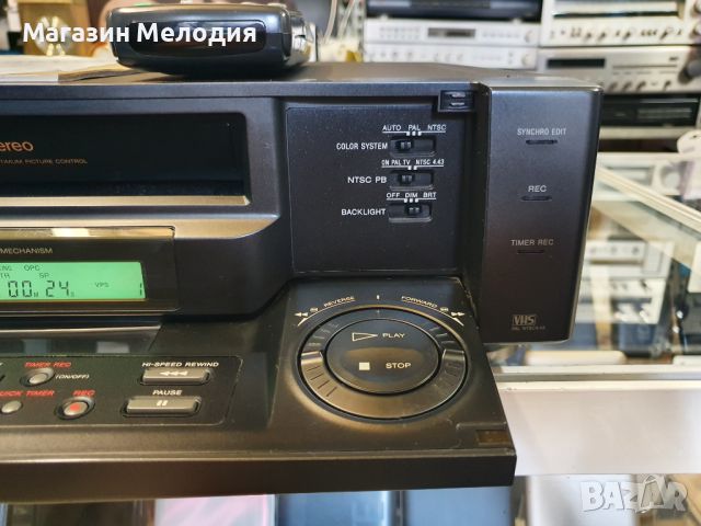 Записващо Hi-Fi Stereo VHS SONY SLV-E90 Video Cassette Recorder с дистанционно и книжка. В отлично т, снимка 8 - Плейъри, домашно кино, прожектори - 46660676