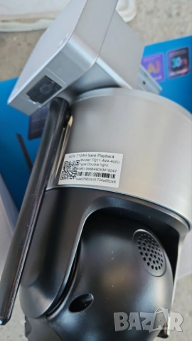 Двойна соларна безжична въртяща камера 4G 12MP iCSee работи с СИМ SIM карта мобилни данни, снимка 4 - IP камери - 53781565