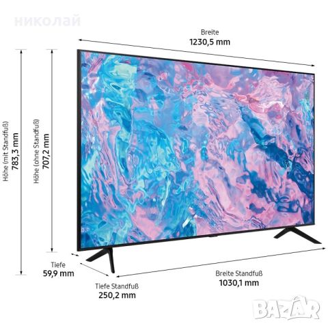 телевизор SAMSUNG UE55CU7170U - TV (55 ", UHD 4K, LCD)

, снимка 5 - Телевизори - 46694369