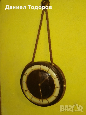 Стар Германски Стенен Механичен Часовник -Маите- Работи Точно , снимка 10 - Антикварни и старинни предмети - 51718561