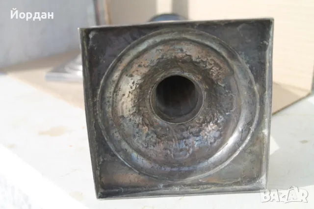 Сребърни свещници, снимка 12 - Антикварни и старинни предмети - 49483729