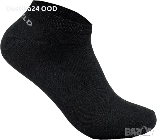 Черни спортни памучни чорапи унисекс 39-42 дишащи ежедневни