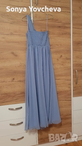 Рокля небесно синя, little mistress , снимка 2 - Рокли - 53928030