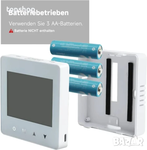 НОВ Цифров термостат Beok BOT-R6W, бял, снимка 3 - Друга електроника - 50501860