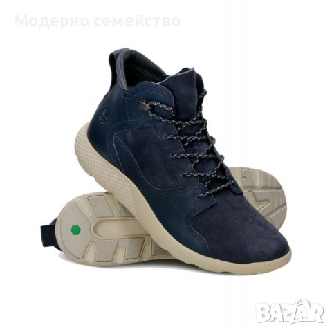 Мъжки зимни боти timberland flyroam leather hiker navy blue, снимка 2 - Мъжки боти - 46689695