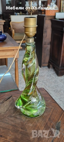 Лампа Val Saint Lambert, снимка 5 - Настолни лампи - 54204133