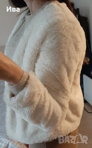 Пухено горнище, снимка 4 - Якета - 53115531