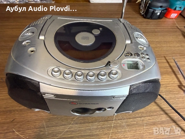 SCHNEIDER TUNER CD PLAYER CESETTE, снимка 3 - Радиокасетофони, транзистори - 53886471
