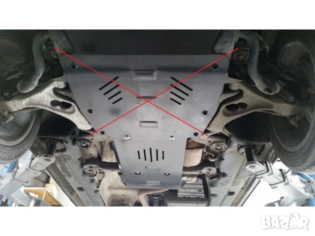 Метална кора под скоростна кутия Audi Q7 2006г – 2015г, снимка 6 - Аксесоари и консумативи - 51045225
