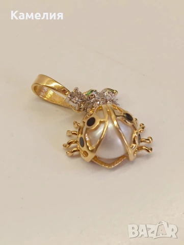 Златна висулка с брилианти , снимка 9 - Колиета, медальони, синджири - 54108330