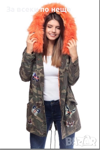 Дасмка Парка С Качулка Код SV-22, снимка 2 - Якета - 52499399