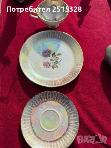 прелестен порцеланов троен сет Bavaria, снимка 2 - Други ценни предмети - 53452092