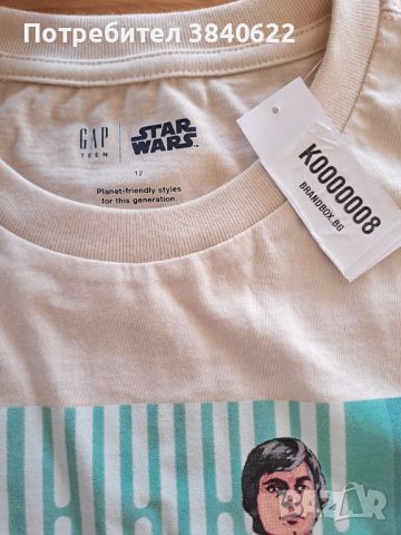 Тениска GAP Star Wars, снимка 2 - Детски тениски и потници - 45976398