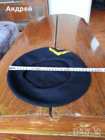 Стара военна барета,шапка #12, снимка 5 - Антикварни и старинни предмети - 51869749