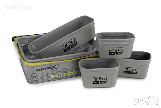 Хладилна чанта за стръв с кутии Matrix EVA Bait Cooler Tray, снимка 6 - Екипировка - 45449780