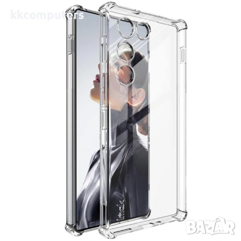 IMAK Прозрачен Калъф за ZTE nubia RedMagic 11 Air 5G - TPU, Airbag, Отвор за ремък, Прозрачен